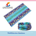 Fashion print multi purpose face mask headwear cap neck tube headwear scarf multifunctional seamless headwear bandana